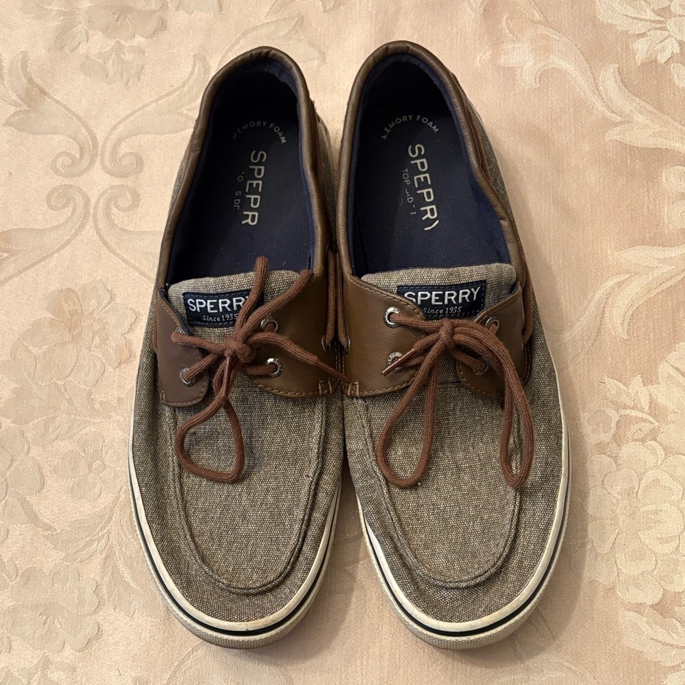 Sperry Men's Tan and Brown Boat Shoes